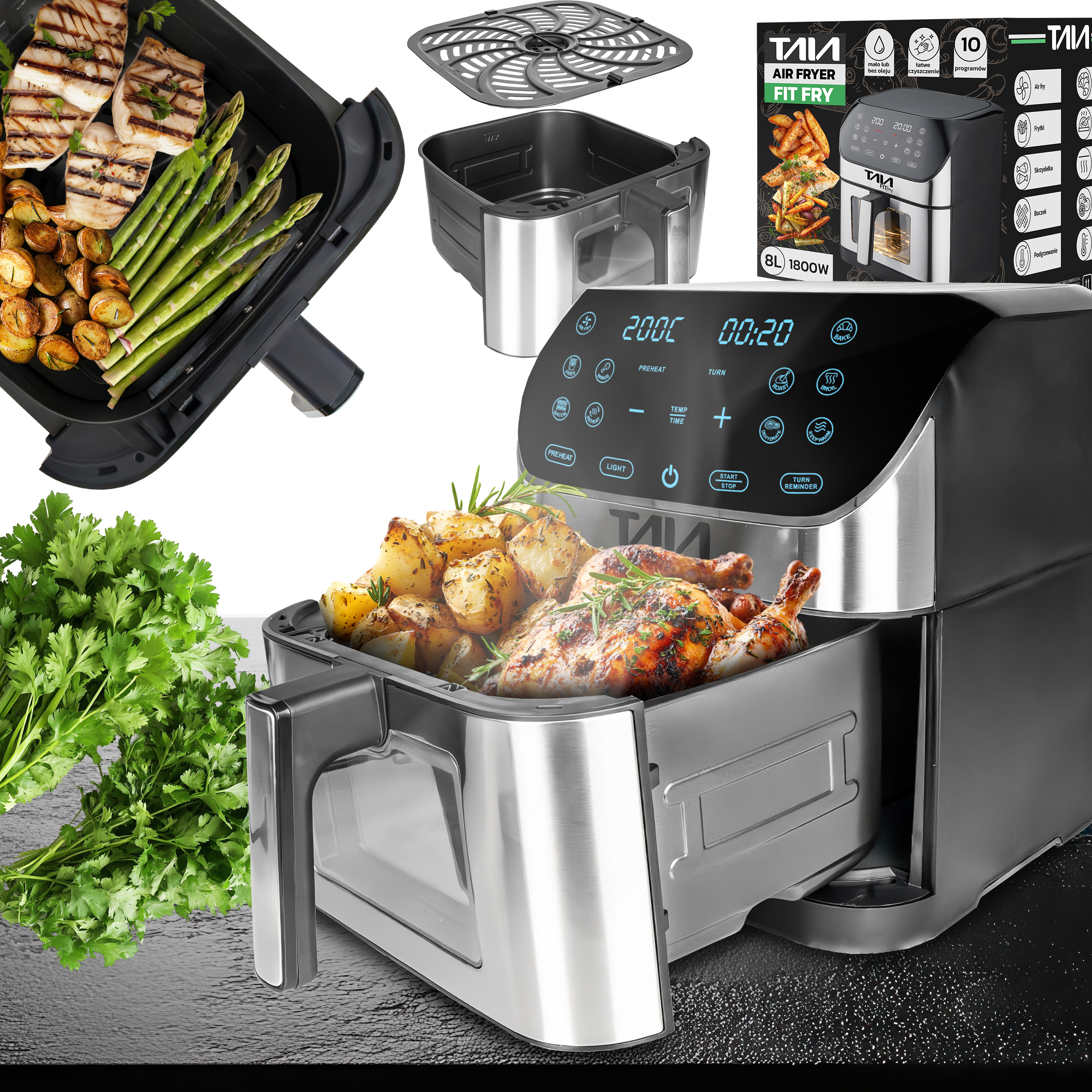 TAIA Fit Fry 8L